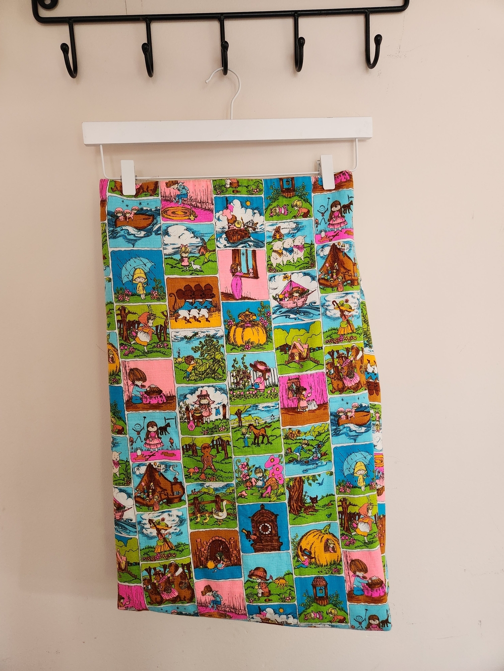 Vintage Nursery Rhymes Baby Blanket